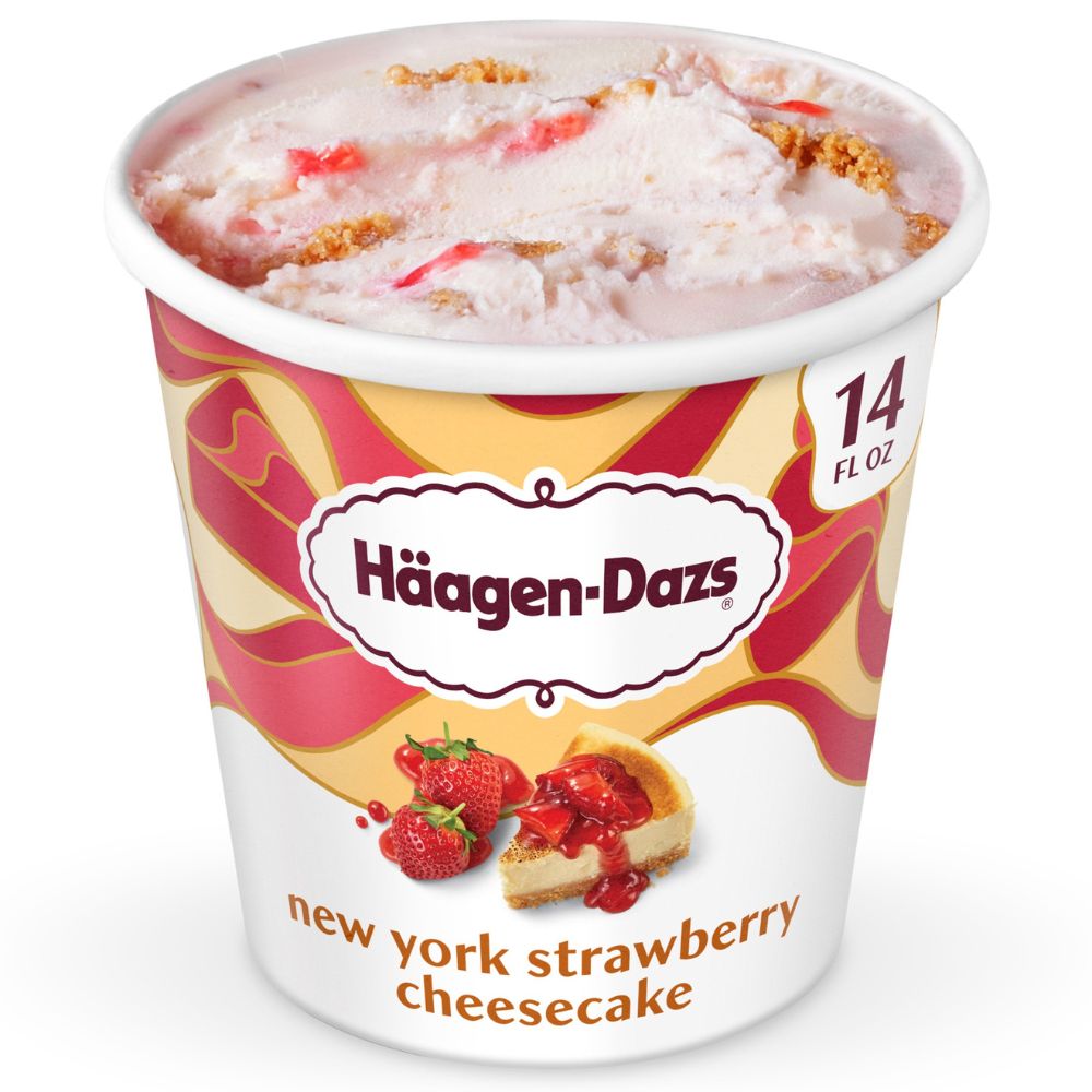 Helado Haagen-Dazs New York Strawberry Cheesecake 414ml