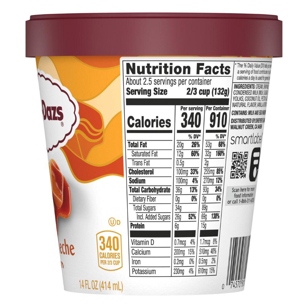 Helado Haagen Dazs Dulce de Leche 414 ml