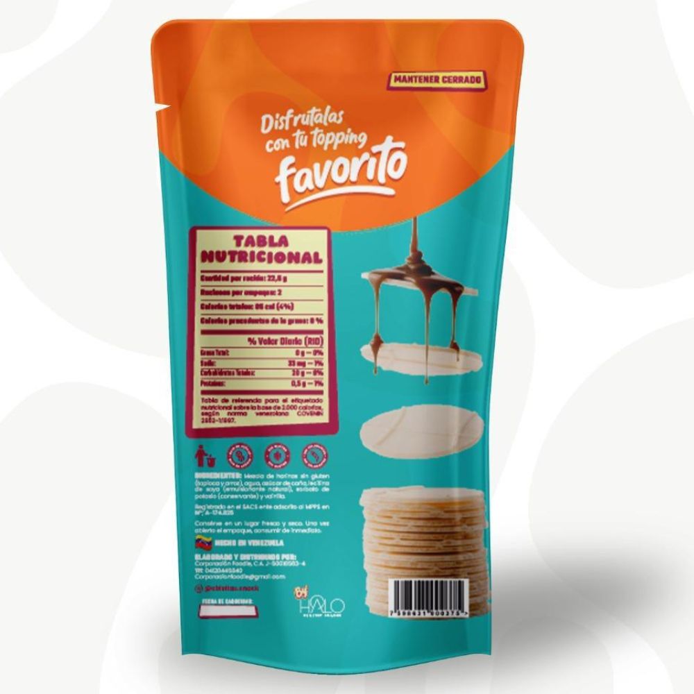 Halo Obleitas Sabor Vainilla 45gr