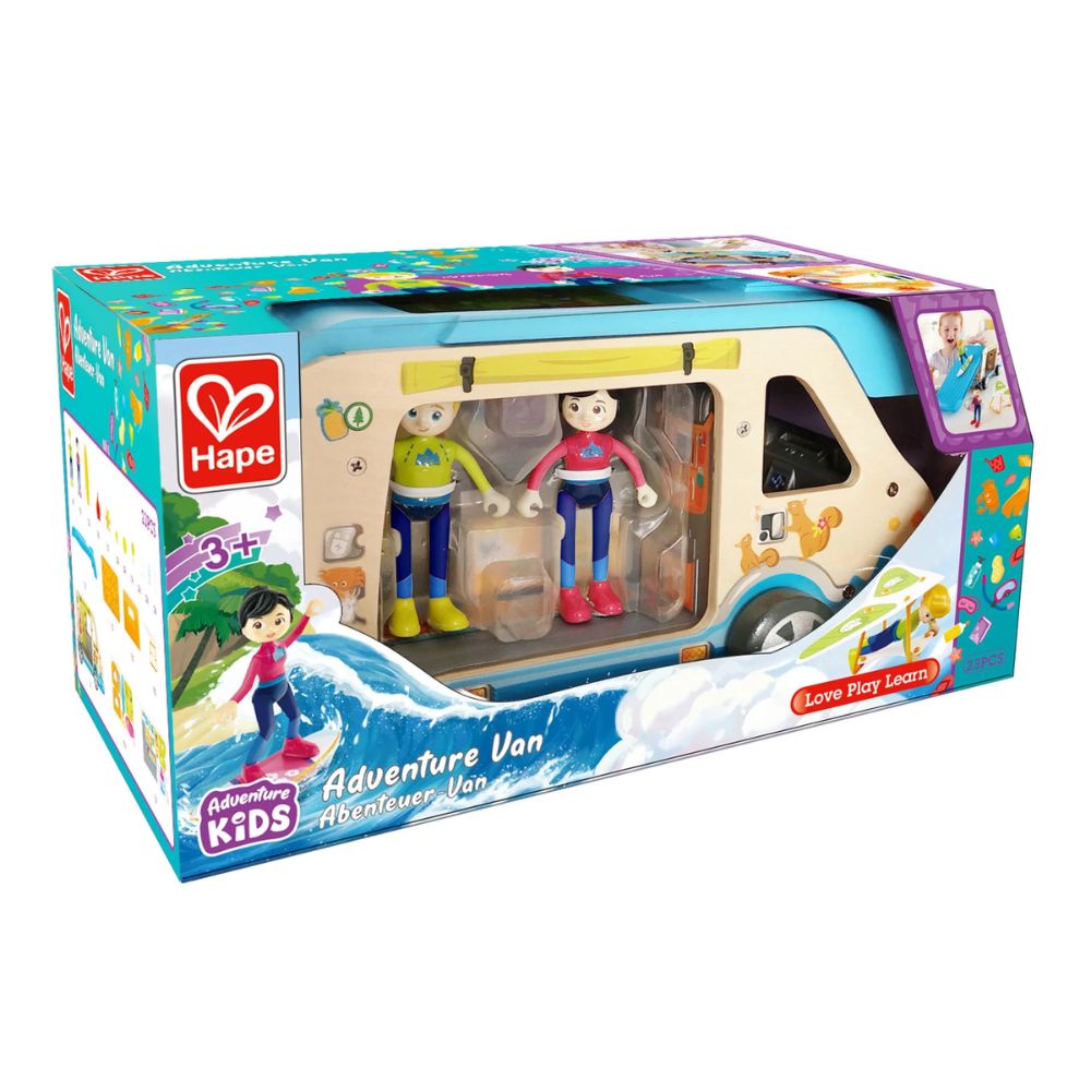 Hape Adeventure Van 23 piezas 3+
