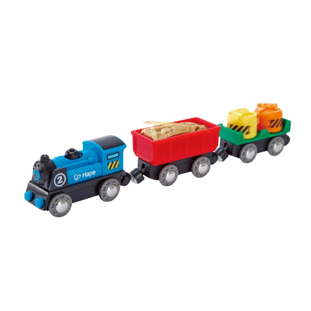 Hape Battery Powered Rolling-Stock Set 3+