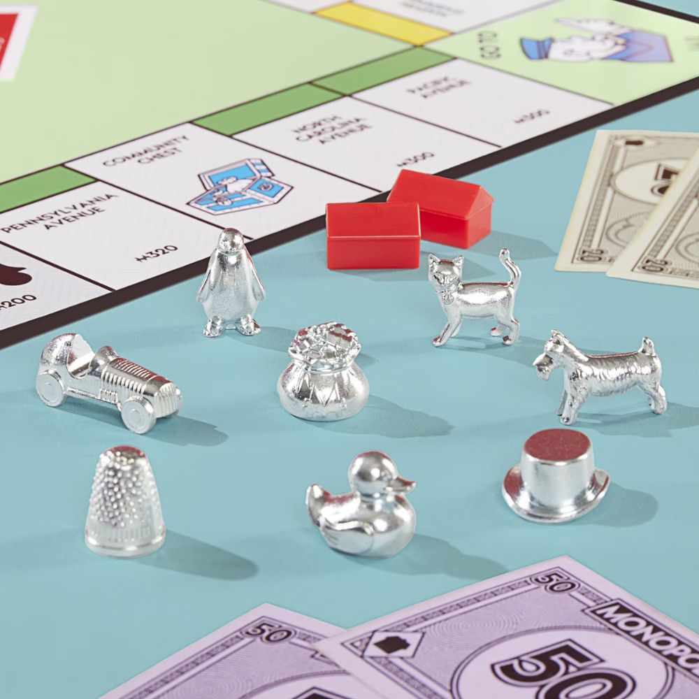 Hasbro Juego De Mesa Monopoly Clásico 8+