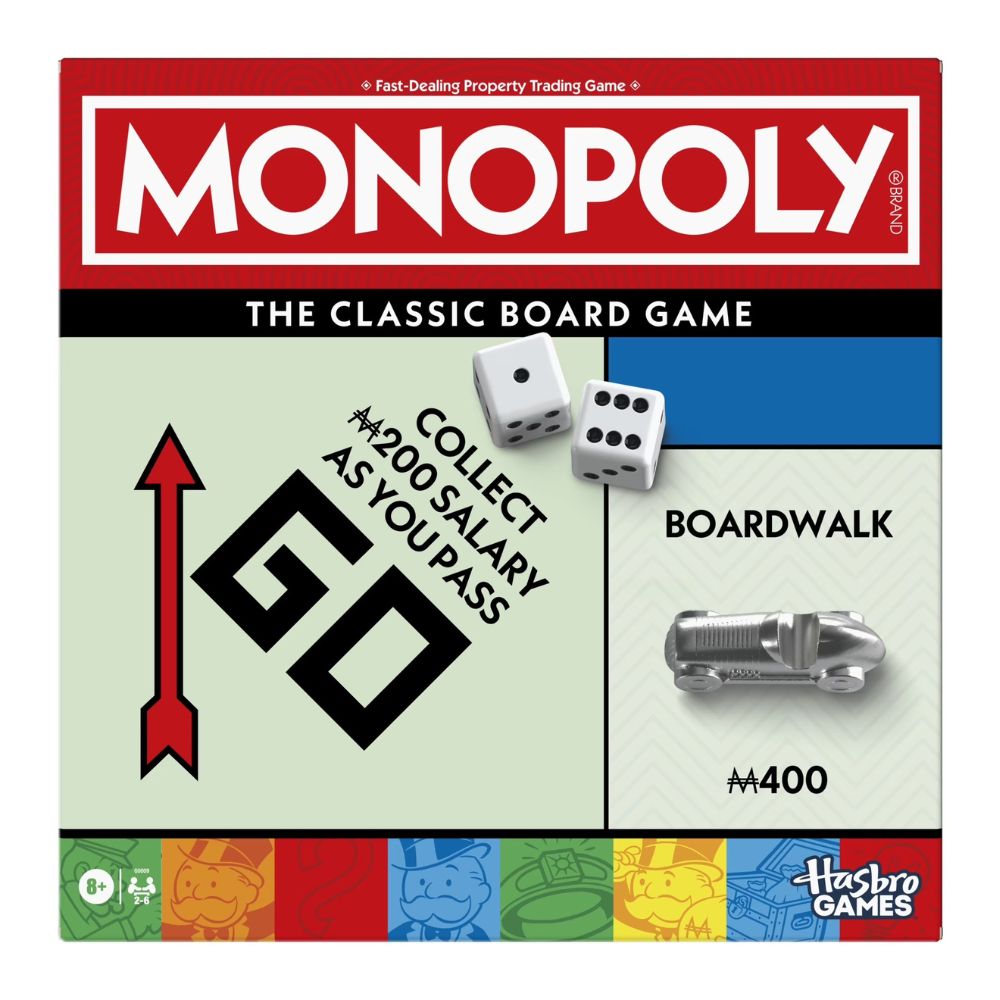 Hasbro Juego De Mesa Monopoly Clásico 8+