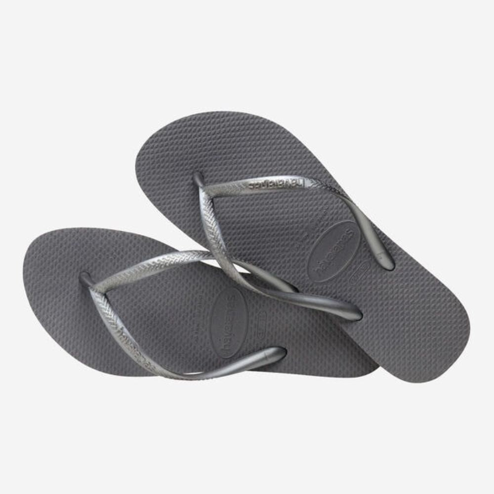 Havaianas Sandalias Para Damas Slim Silver Gray