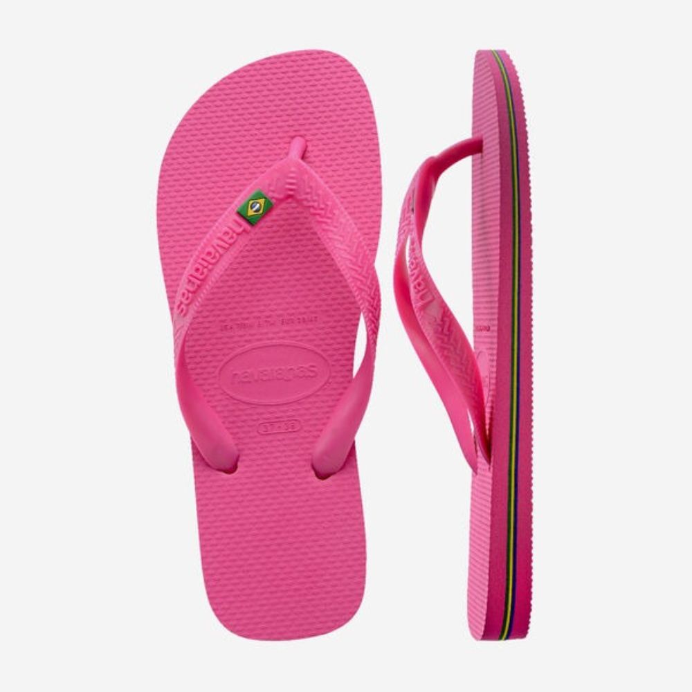 Havaianas Sandalias Para Damas Flop Brasil Pink Flux
