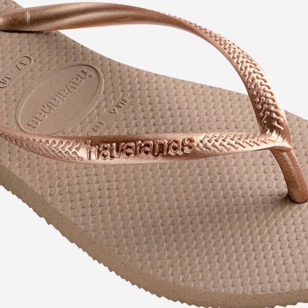 Havaianas Sandalias Para Damas Slim Rose Gold