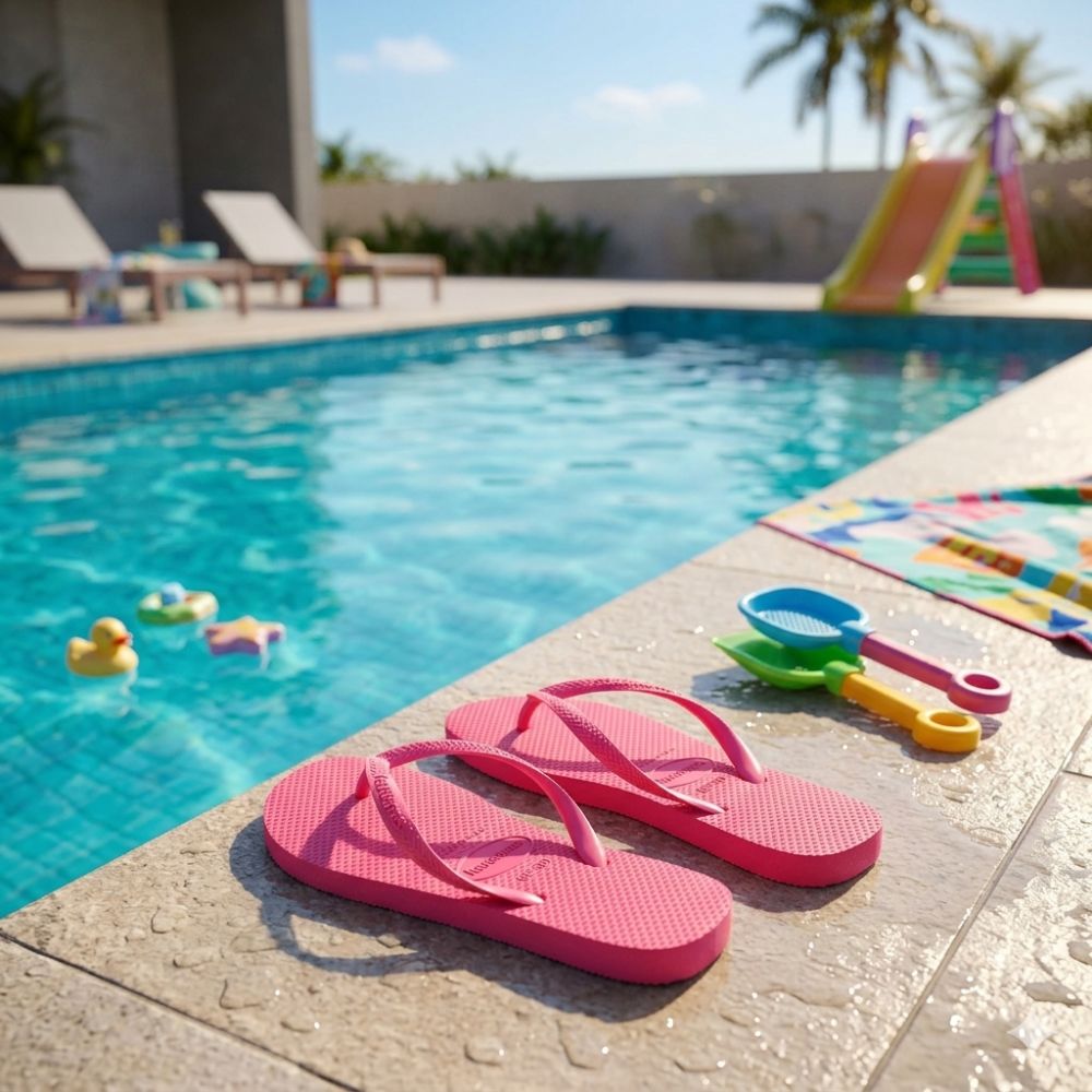 Havaianas Sandalias Para Niñas Slim Cyber Pink