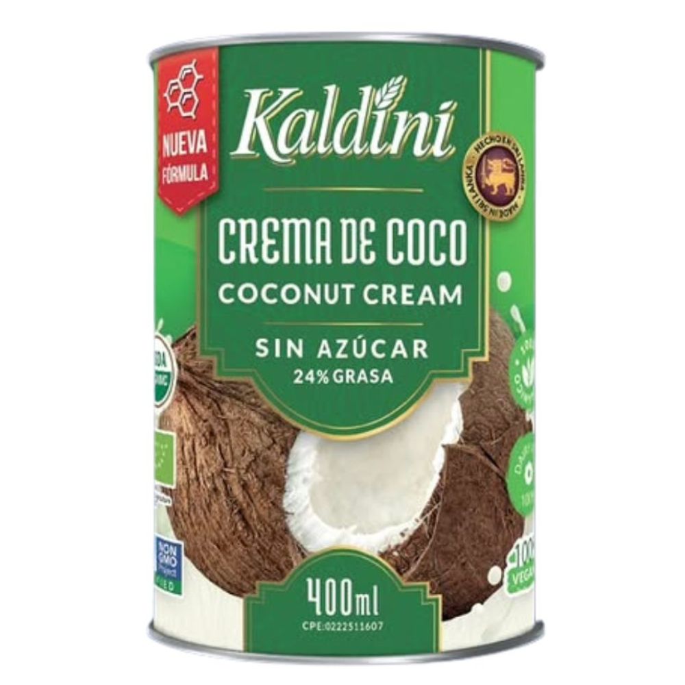 Kaldini Crema De Coco Sin Azuzcar 400 ml