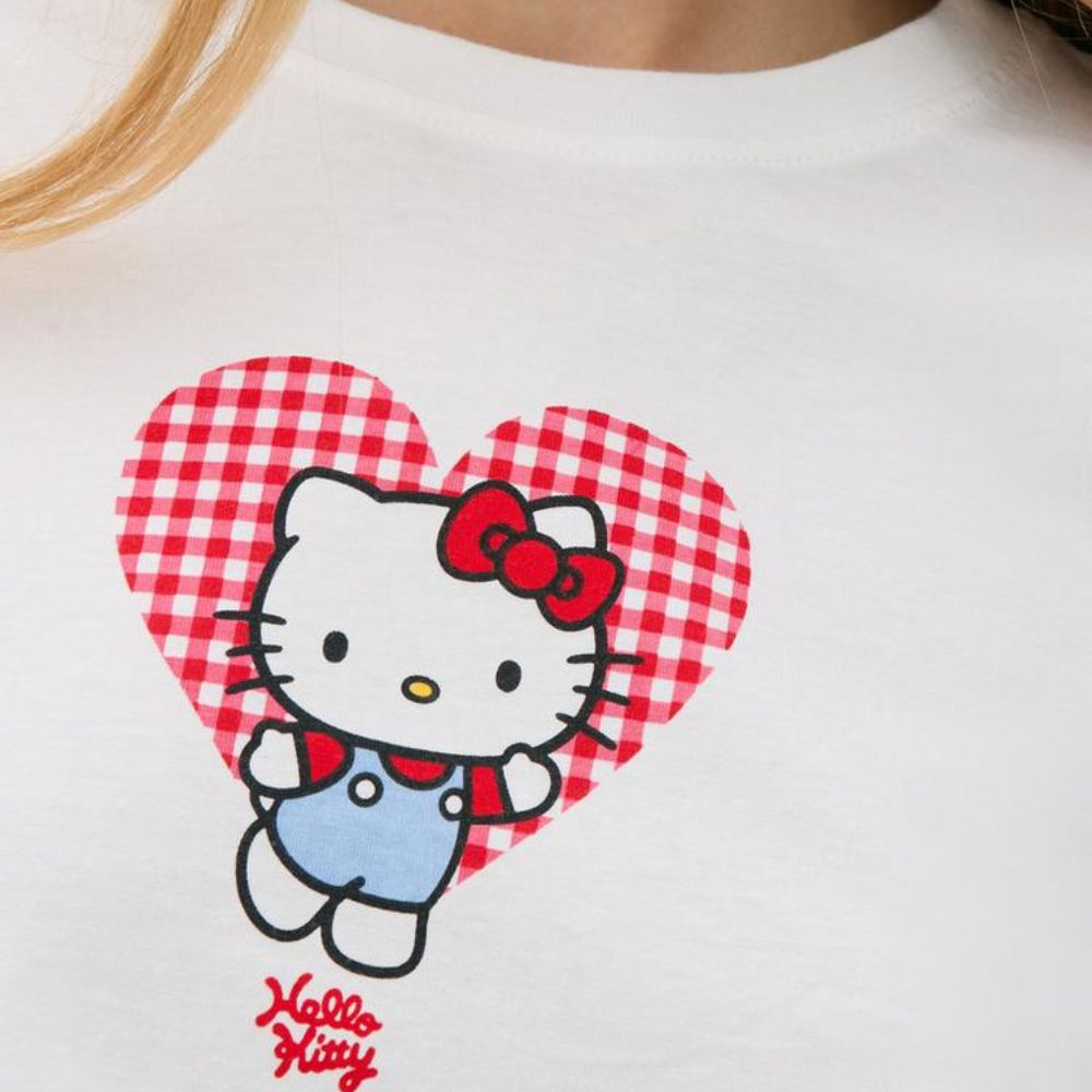 Hello Kitty Tee & Leg Pijama Set Red