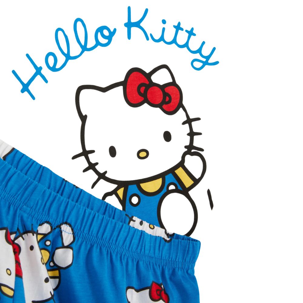 Hello Kitty Tee & Short Pijama Set Ivory