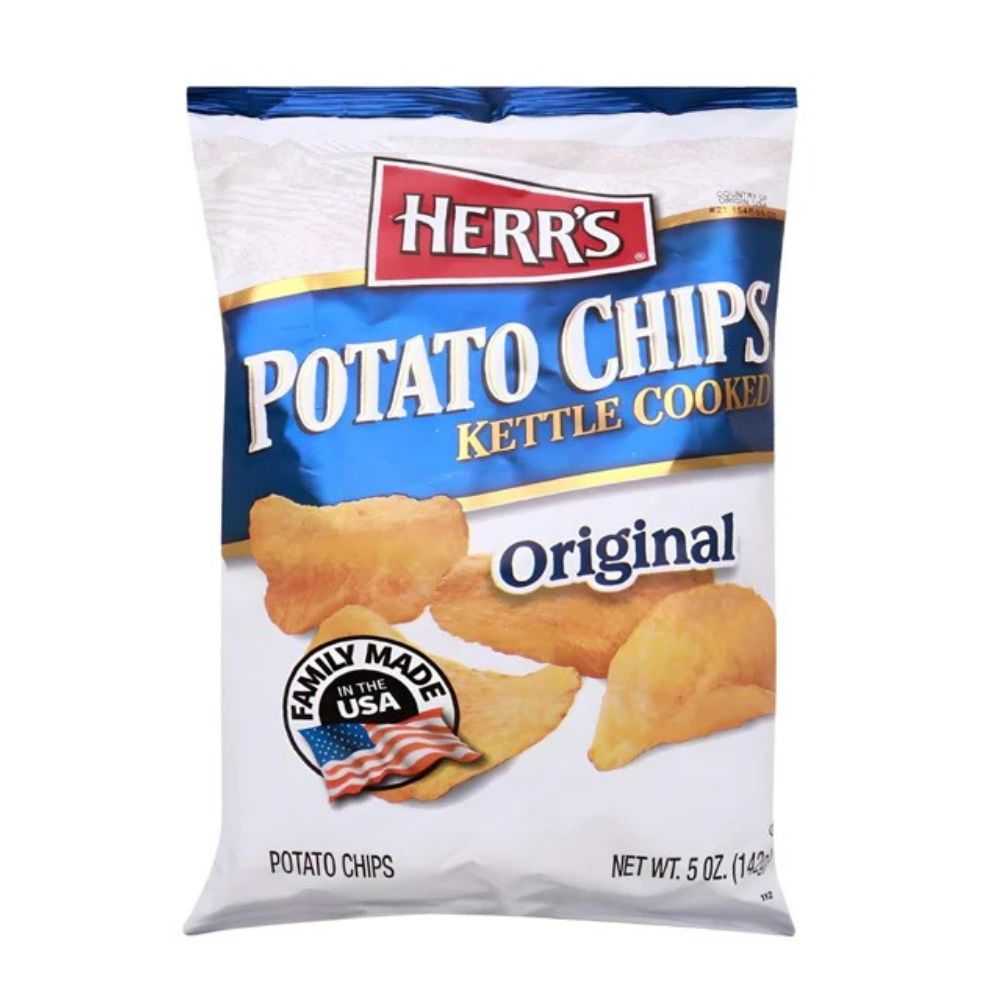 Herr's Papas Fritas Chips Original 142gr