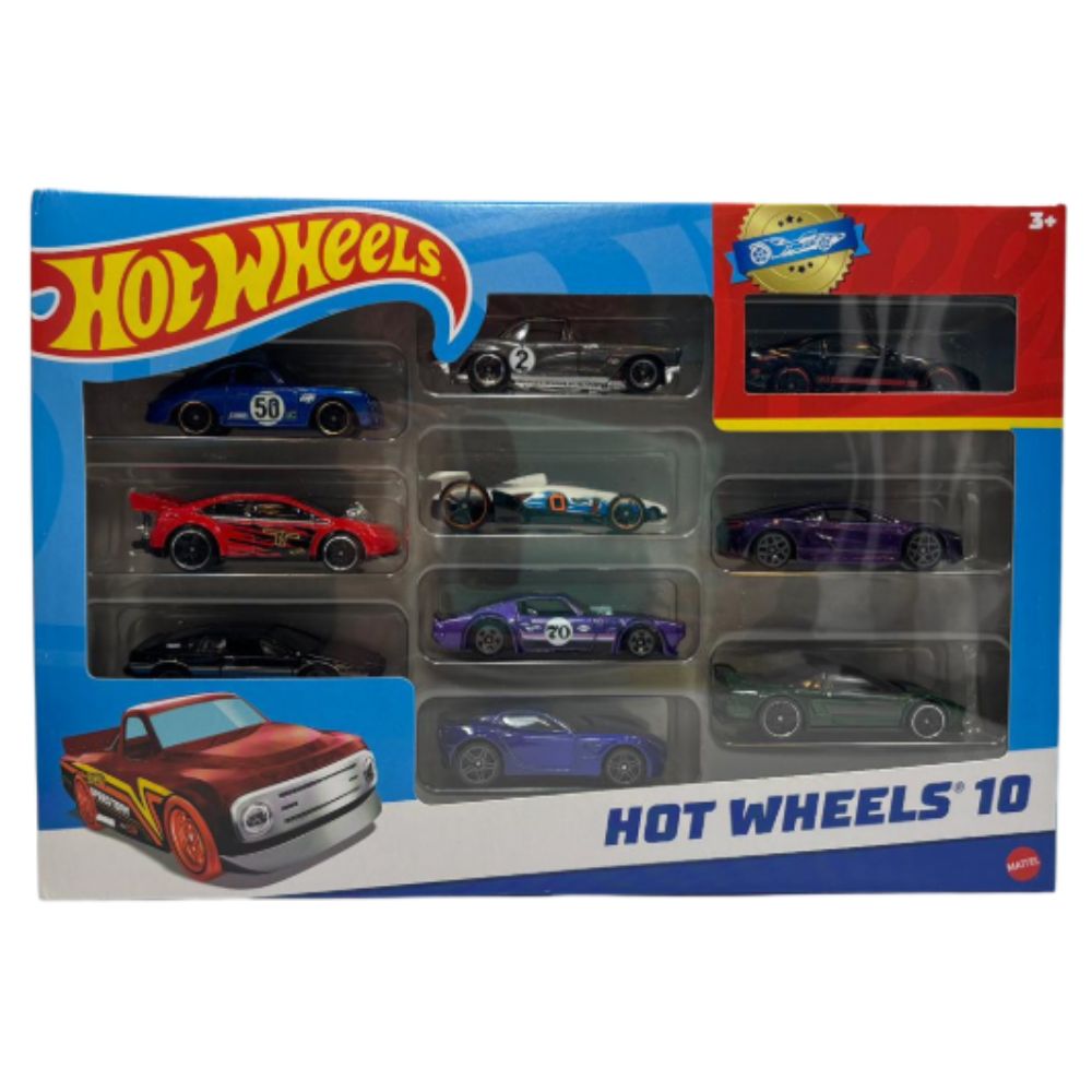 Hot Wheels Pack De 10 Carros Modelos Variados