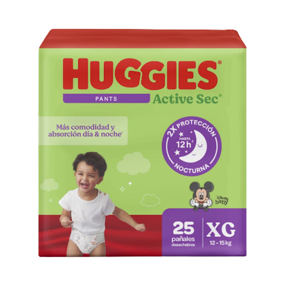 Huggies Pants Active Sec XG 25und