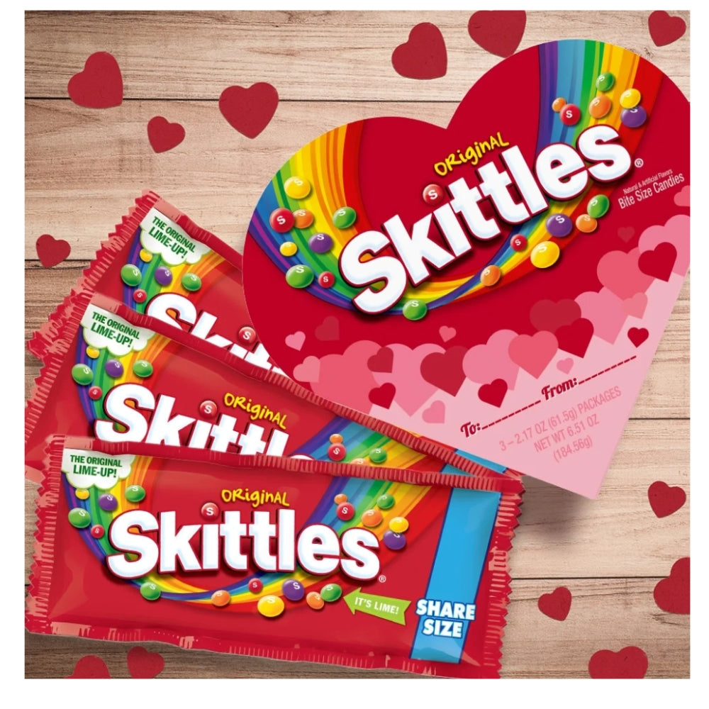 Skittles Caramelos Masticables Contiene 3 Paquetes de 61.5 gramos