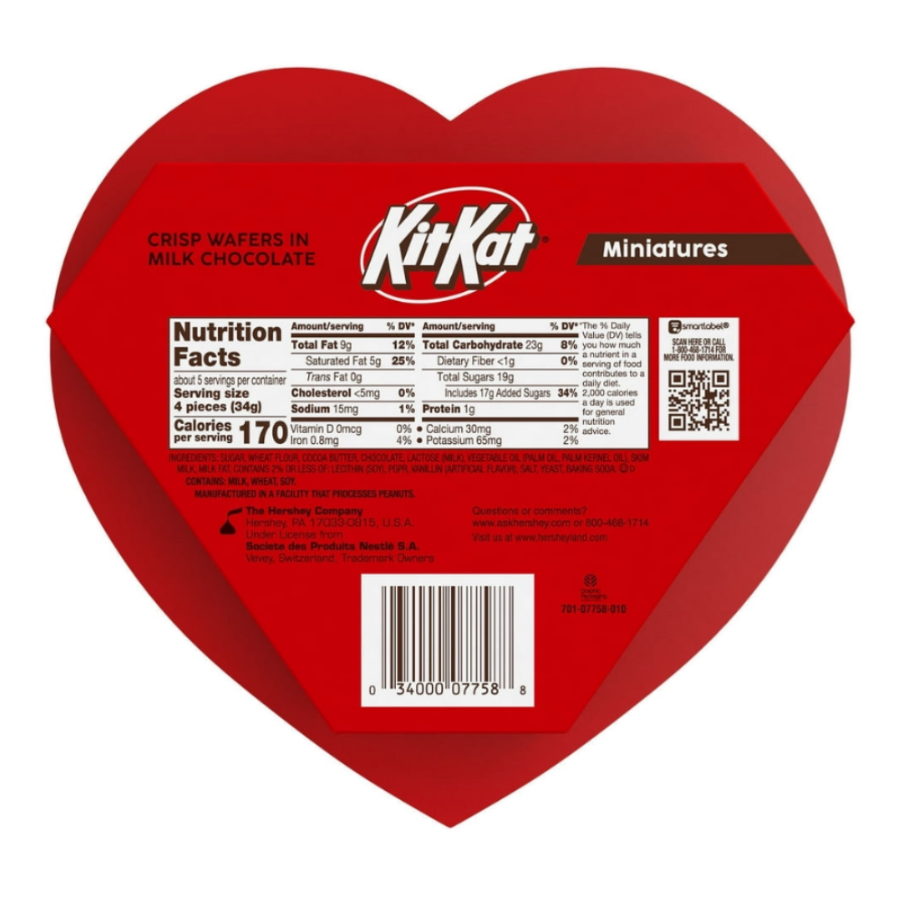 Kit Kat Valentines Chocolates Miniatura 181 gramos