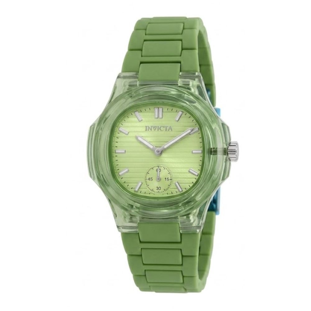 Invicta Celestial 70401 Reloj Para Damas Verde Transparente 34.8mm