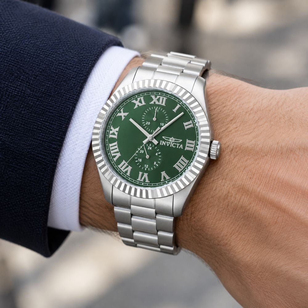 Invicta Specialty GMT 47422 Reloj Para Caballeros Esfera Verde 43mm
