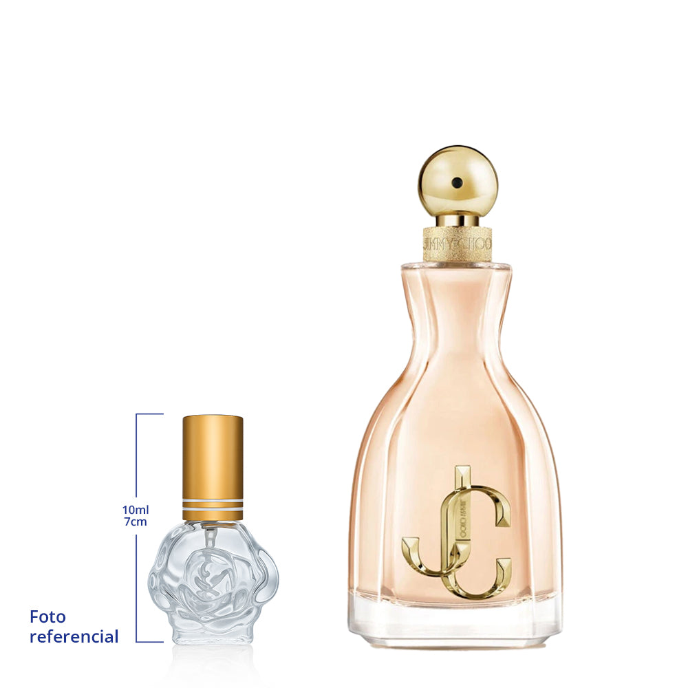 Jimmy Choo I Want Choo Decant Travel Size 5ml y 10ml de 75 a 150 Sprays Aprox Eau De Parfum For Woman