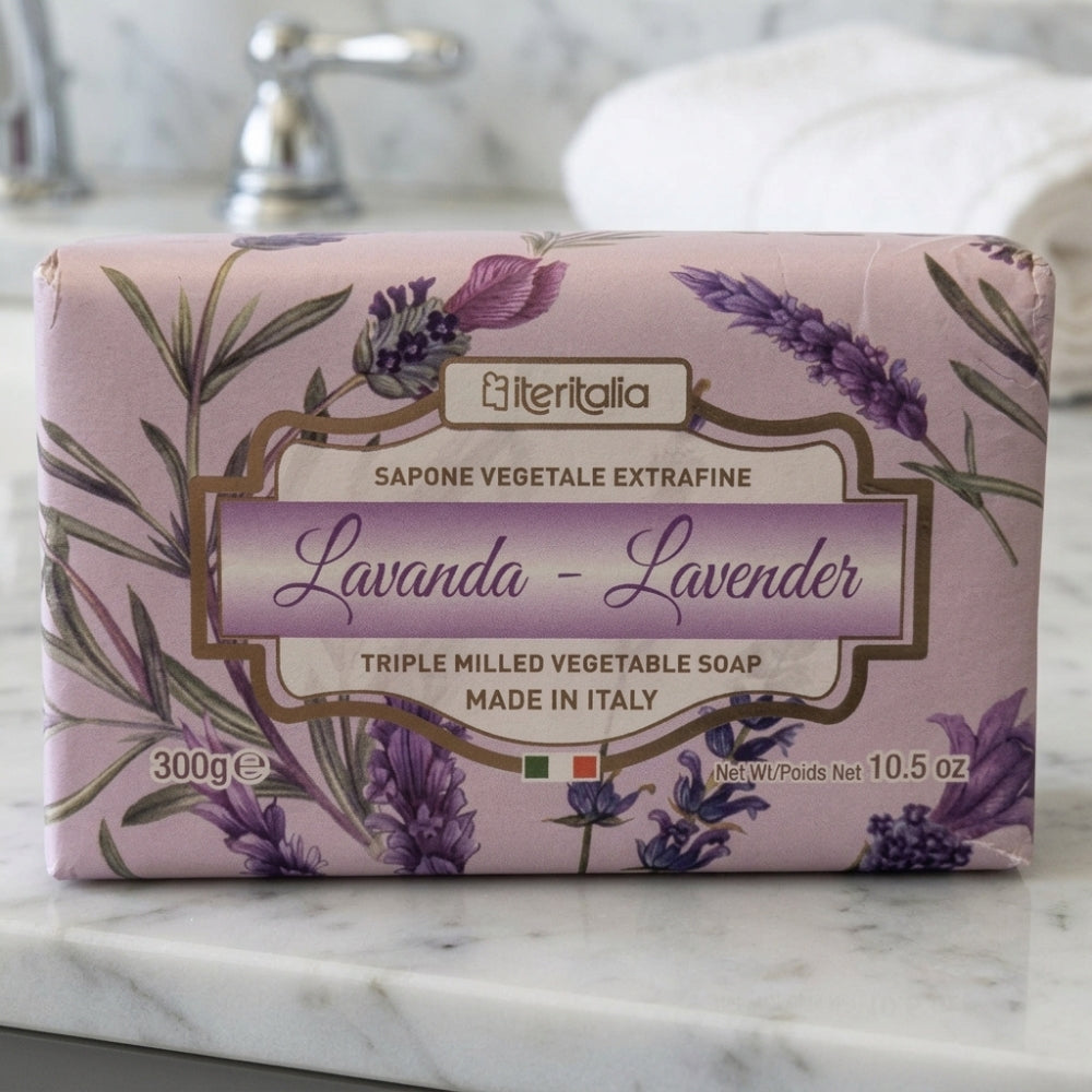 Iteritalia Jabón En Barra Lavanda-Lavender 300g