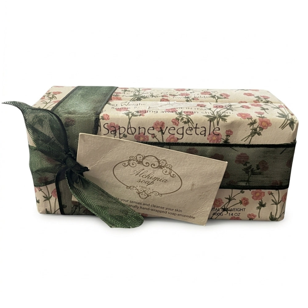 Alchimia Jabón Vegetal En Barra Flowers Pack 2Und 400gr c/u