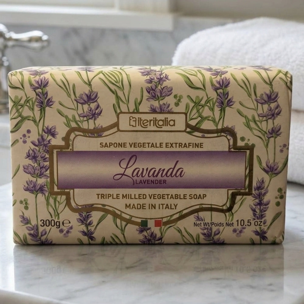 Iteritalia Jabón En Barra Lavanda 300g