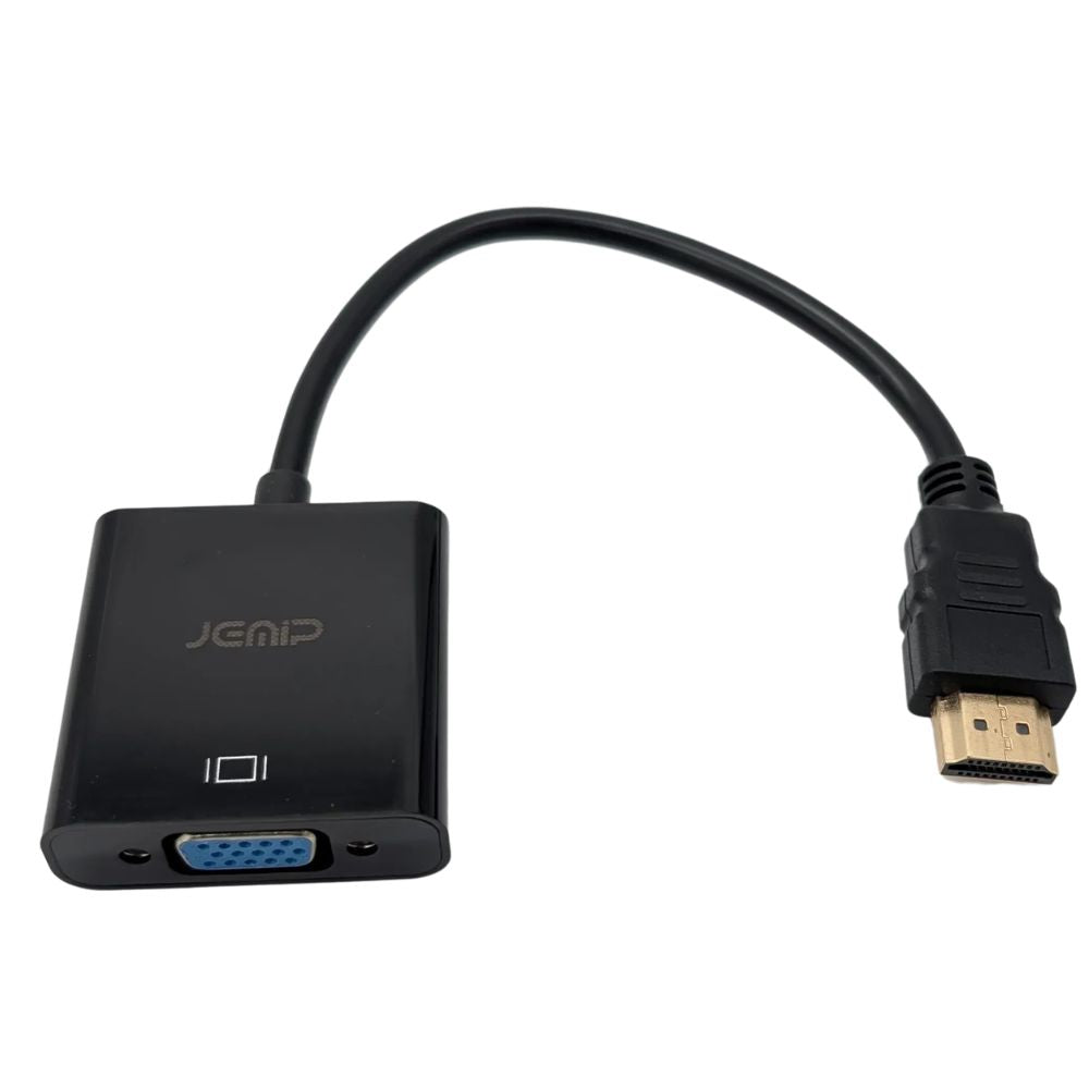 Jemip Cable Adaptador Office HDMI Macho A VGA Hembra Color Negro