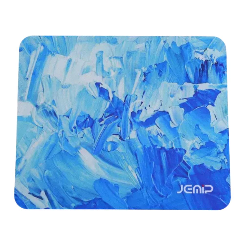 Jemip Mouse Pad Basic Azul Helado Con Base Antideslizante