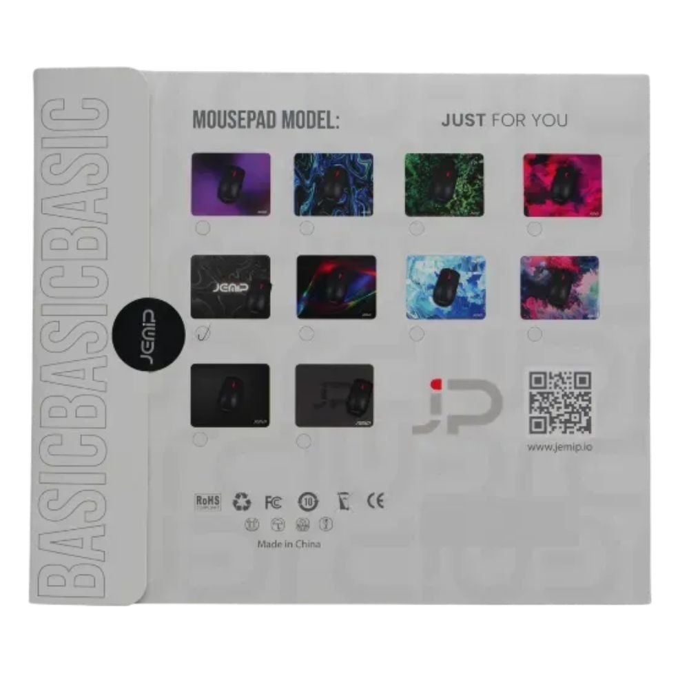 Jemip Mouse Pad Basic Flores De Coral Con Base Antideslizante