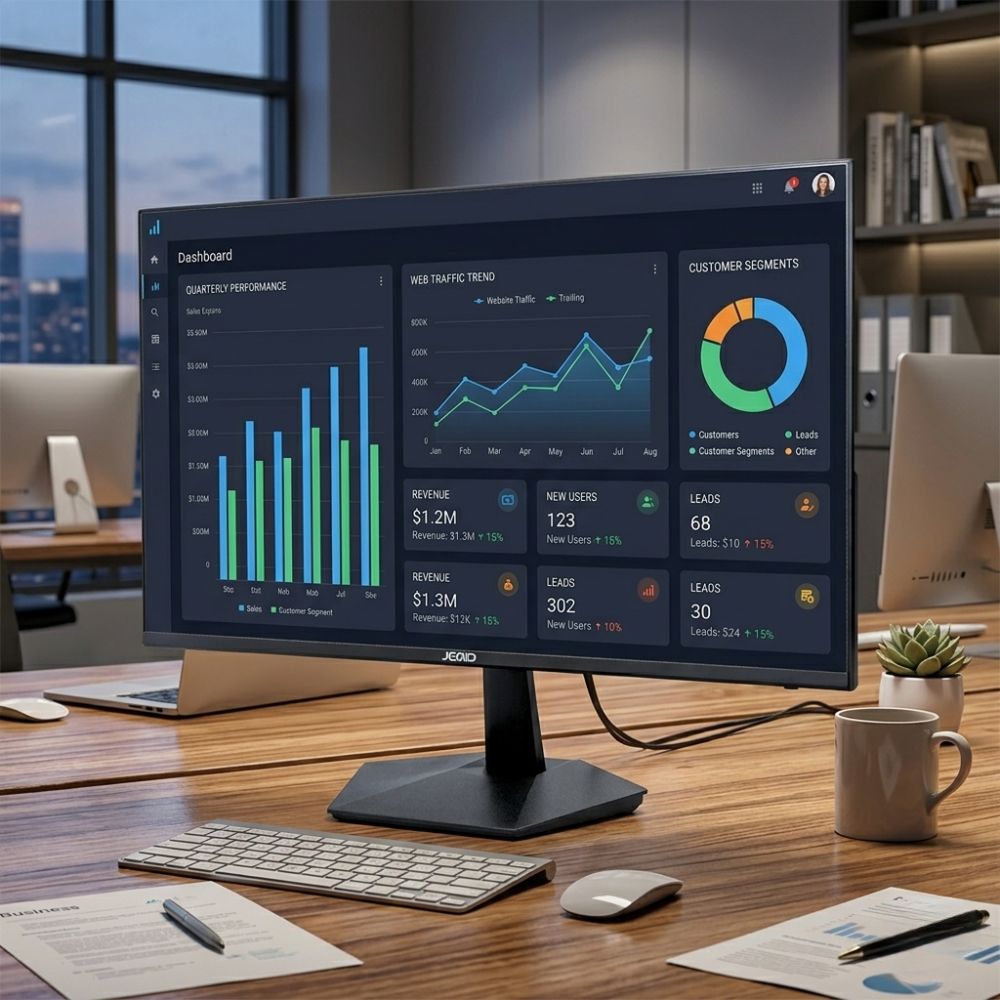 Jemip Monitor 23.8″ Oficce-Pro Color Negro