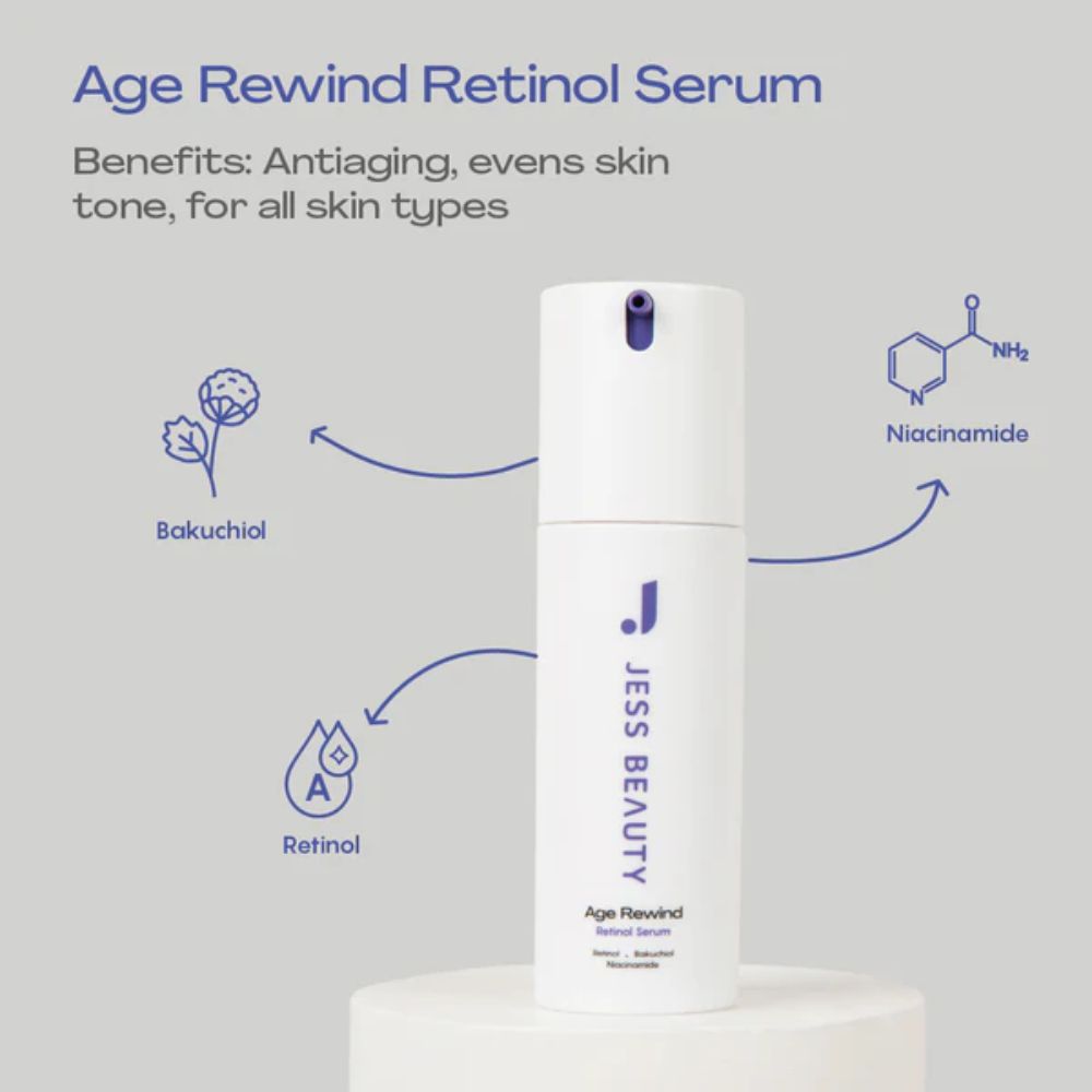 Jess Beauty Age Rewind Retinol Serum For all Skin Types 30ml