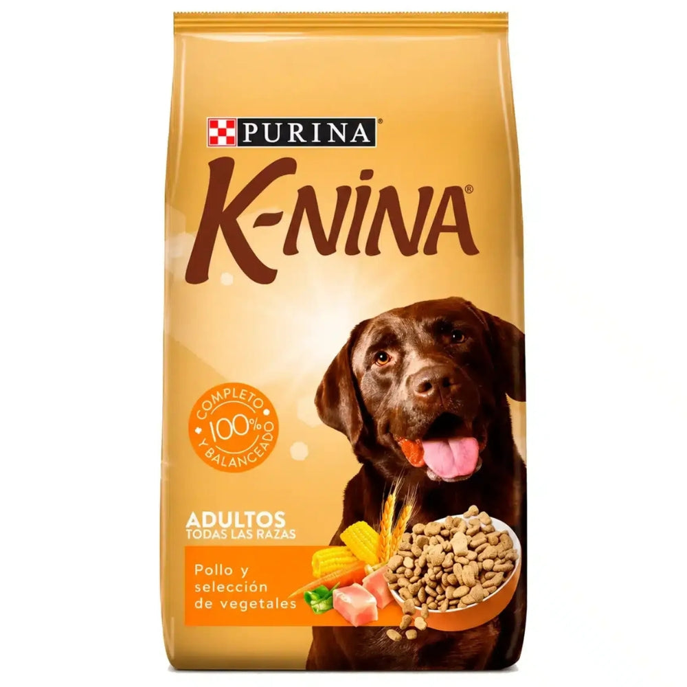 Purina K-Nina alimento para perros Adultos todas las razas Pollo y seleccion de Vegetales 1 kg