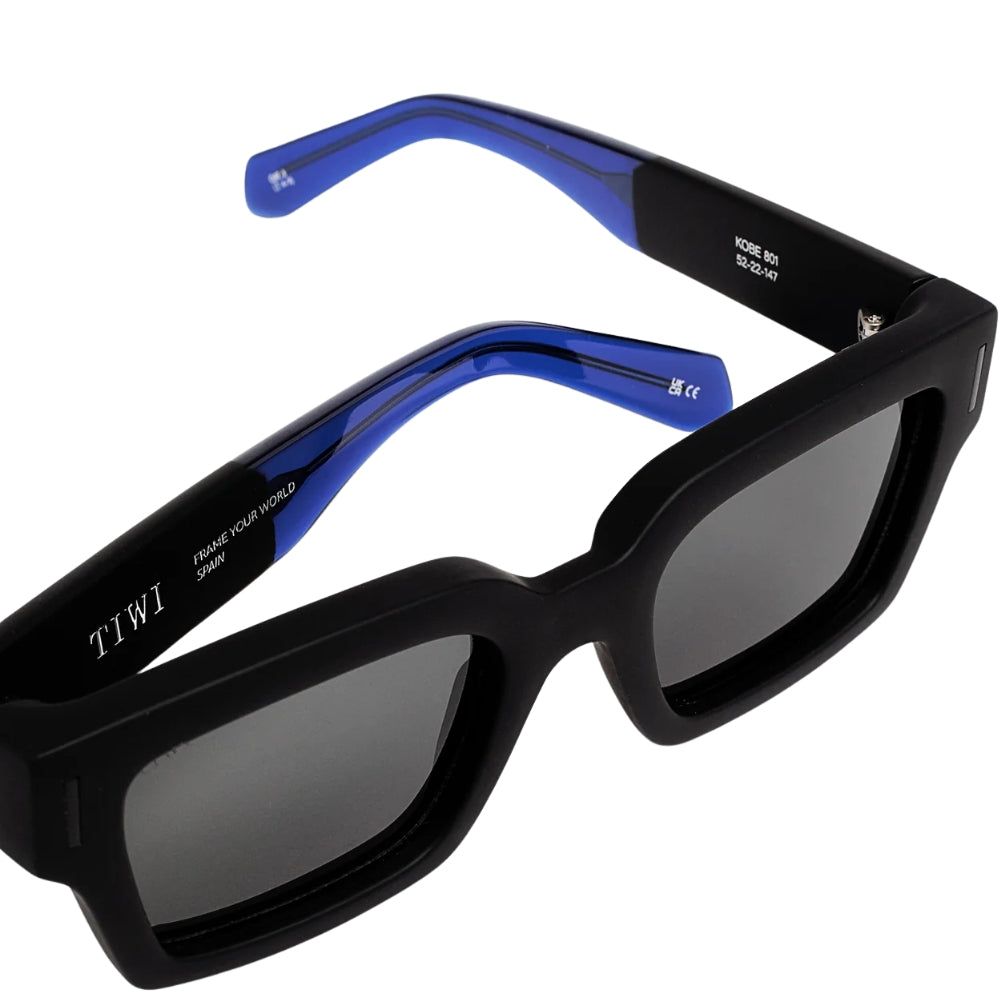 Tiwi Kobe 801 Rubber Black/Blue Tips