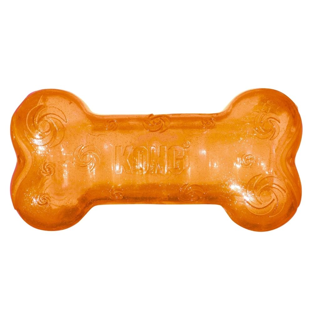 Kong Juguete Para Perros Squeezz Crackle Bone Medium