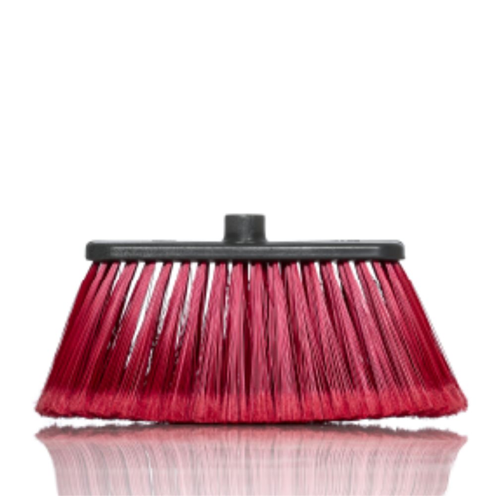 Escoba Tina Broom Roja 22x13x30cm + Palo 123cm