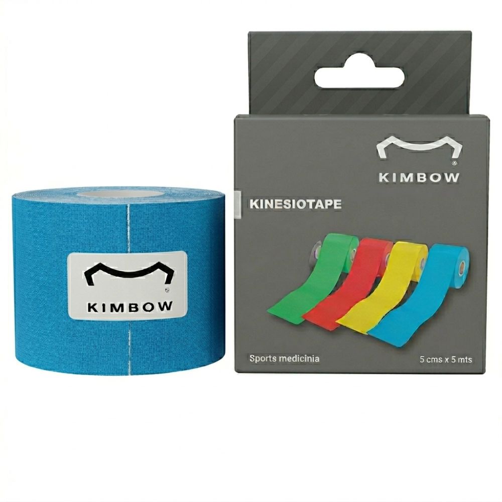 Kimbow Cinta De Kinesiología Color Azul 5cm x 5mt