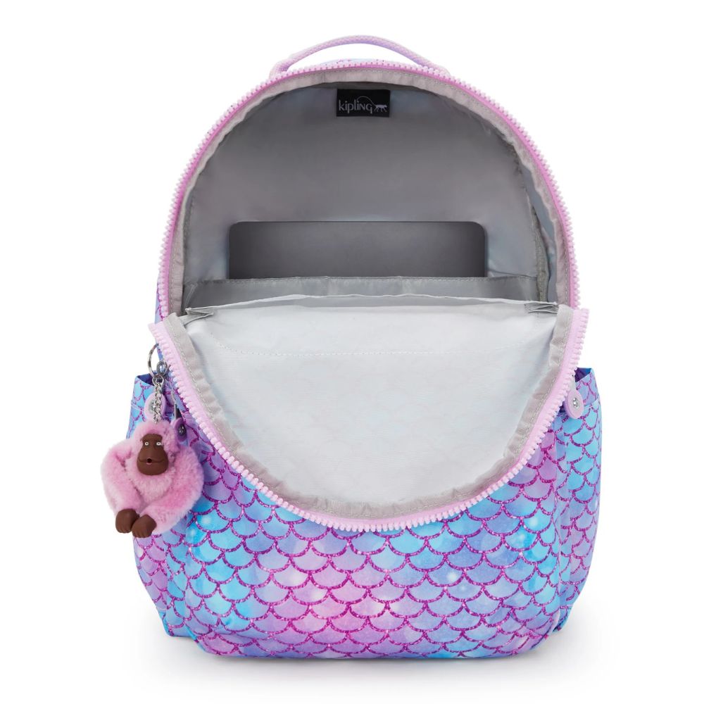 Kipling Bolso Mediano Seoul Mermaid Sparkle