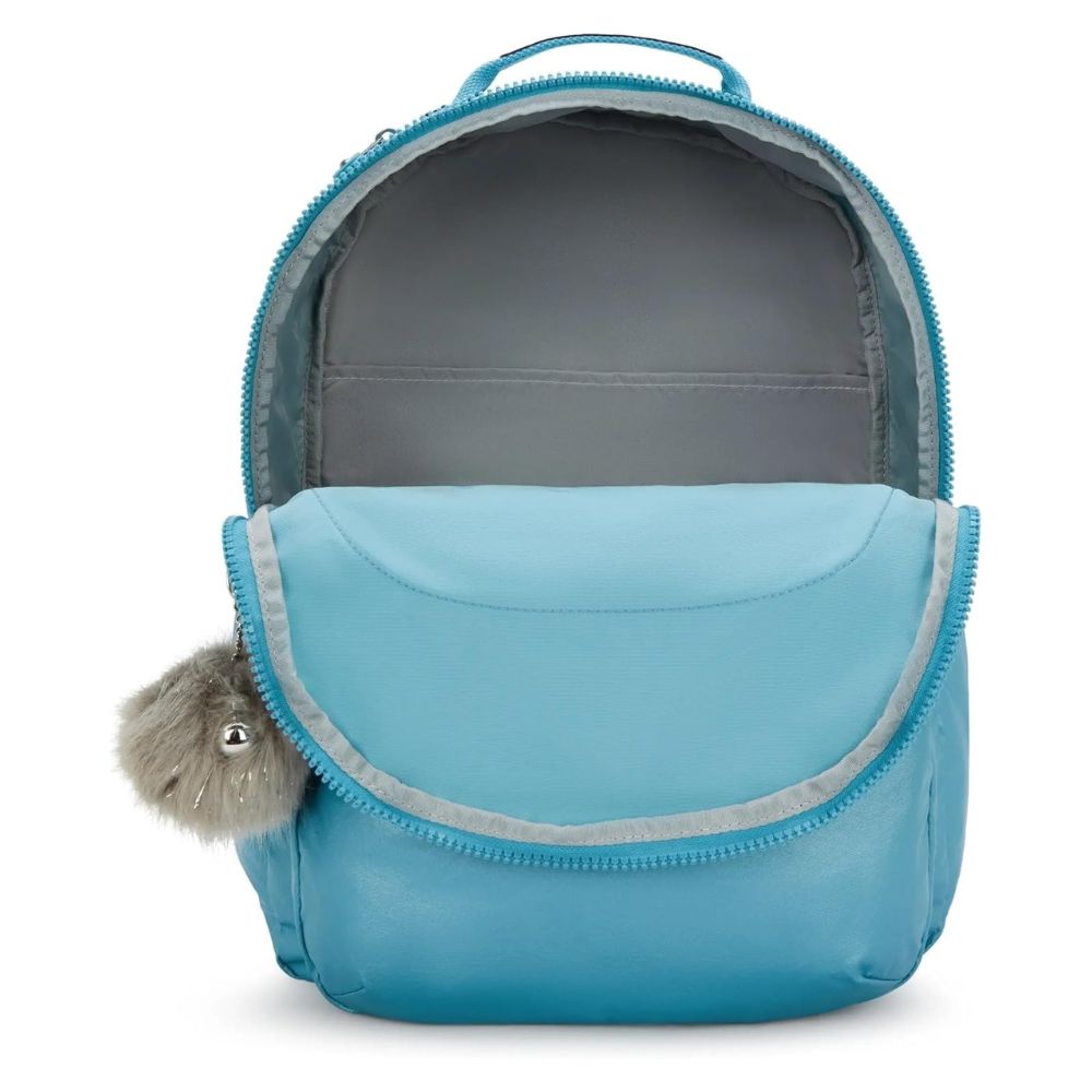 Kipling Bolso Mediano Seoul Aqua Tides Metallic