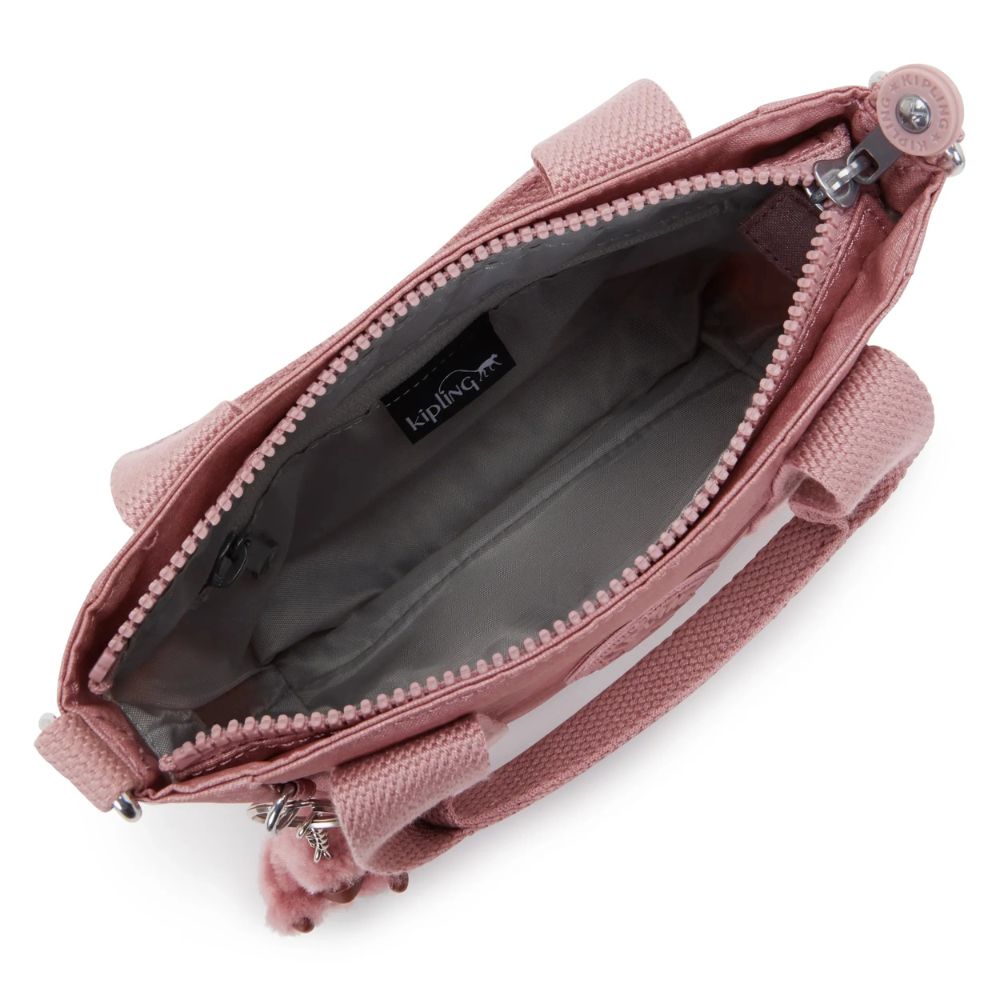 Kipling Cartera Jayla Mini Berry Glow Metallic