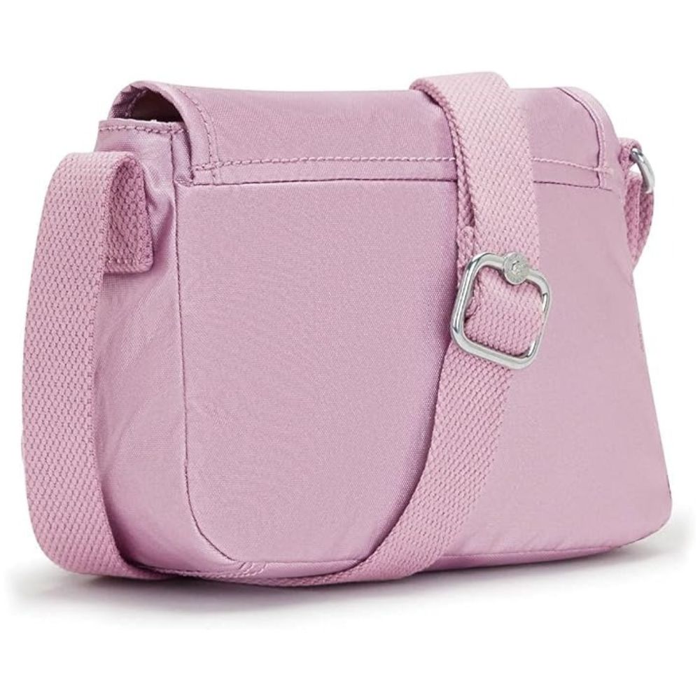 Kipling Cartera Sabían Berry Glow Metallic