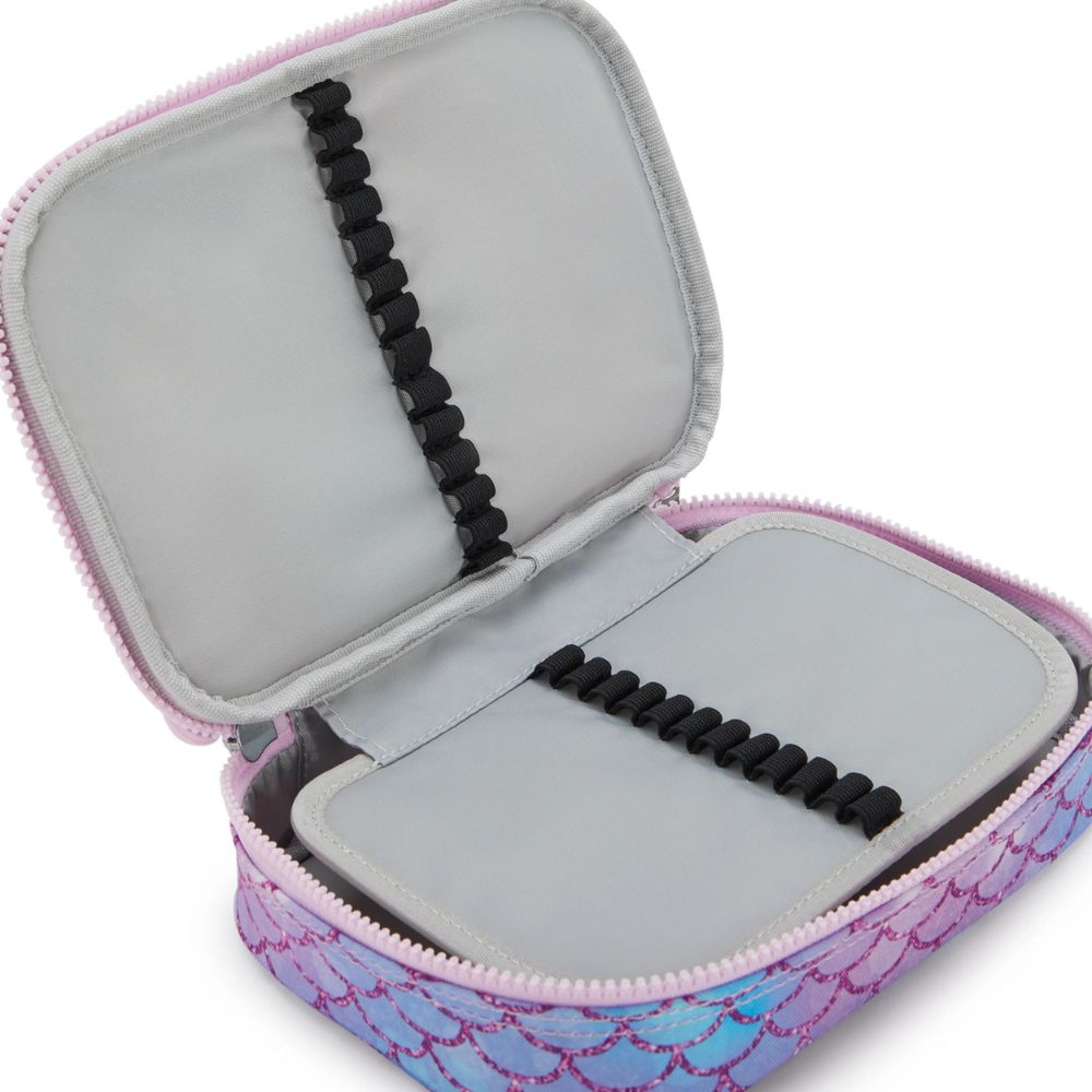 Kipling Cartuchera 100 Pens Mermaid Sparkle