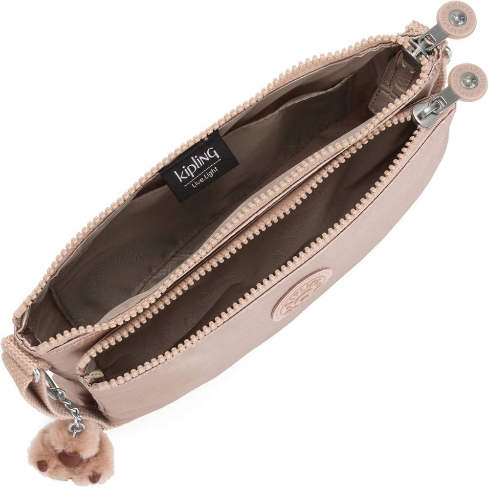 Kipling Crossbody Mikaela Quartz Metallic