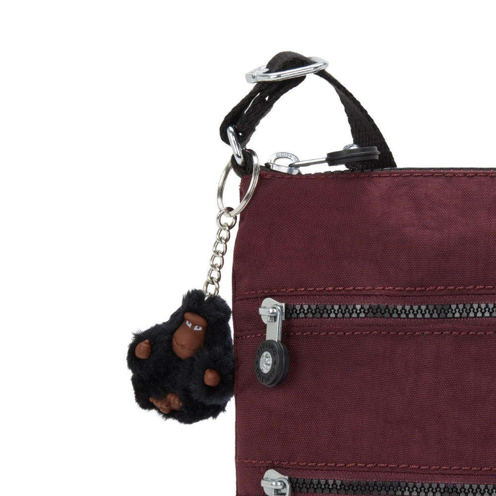 Kipling Keiko Crossbody Bag Mulberry Mocha