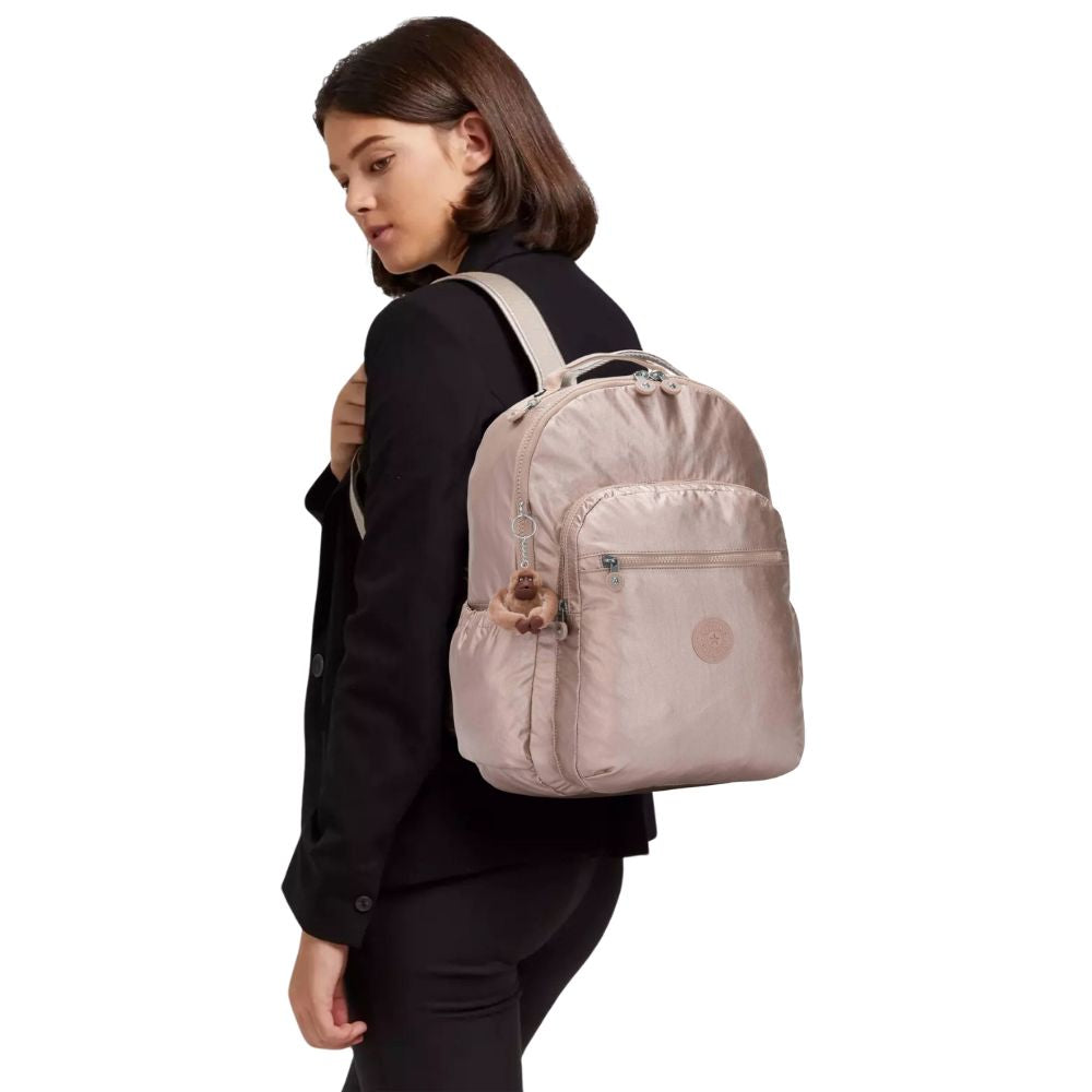 Kipling Seoul Quartz Metallic Seoul Backpack M