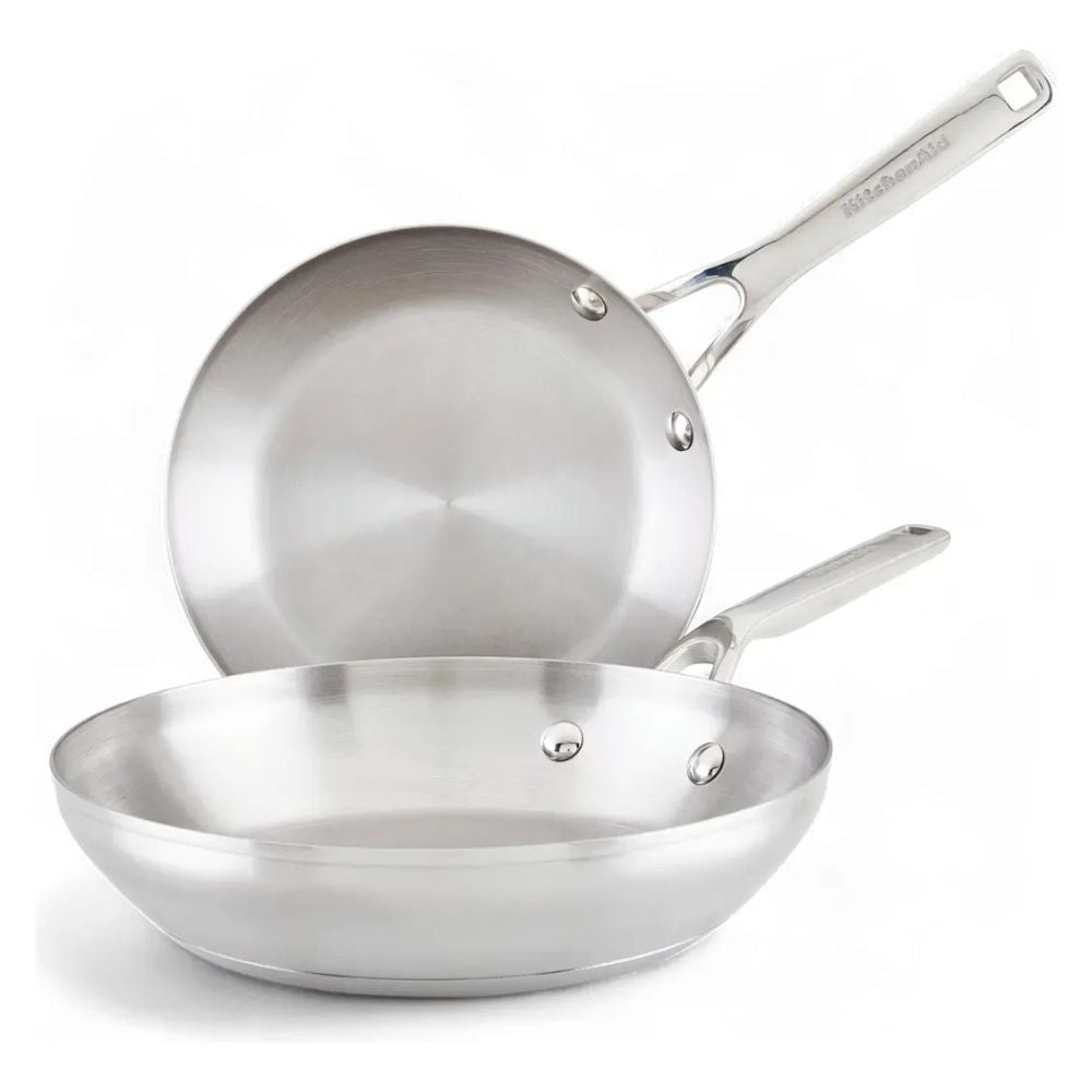 KitchenAid Set De Sartenes De Inducción Acero Inoxidable 2Pzs