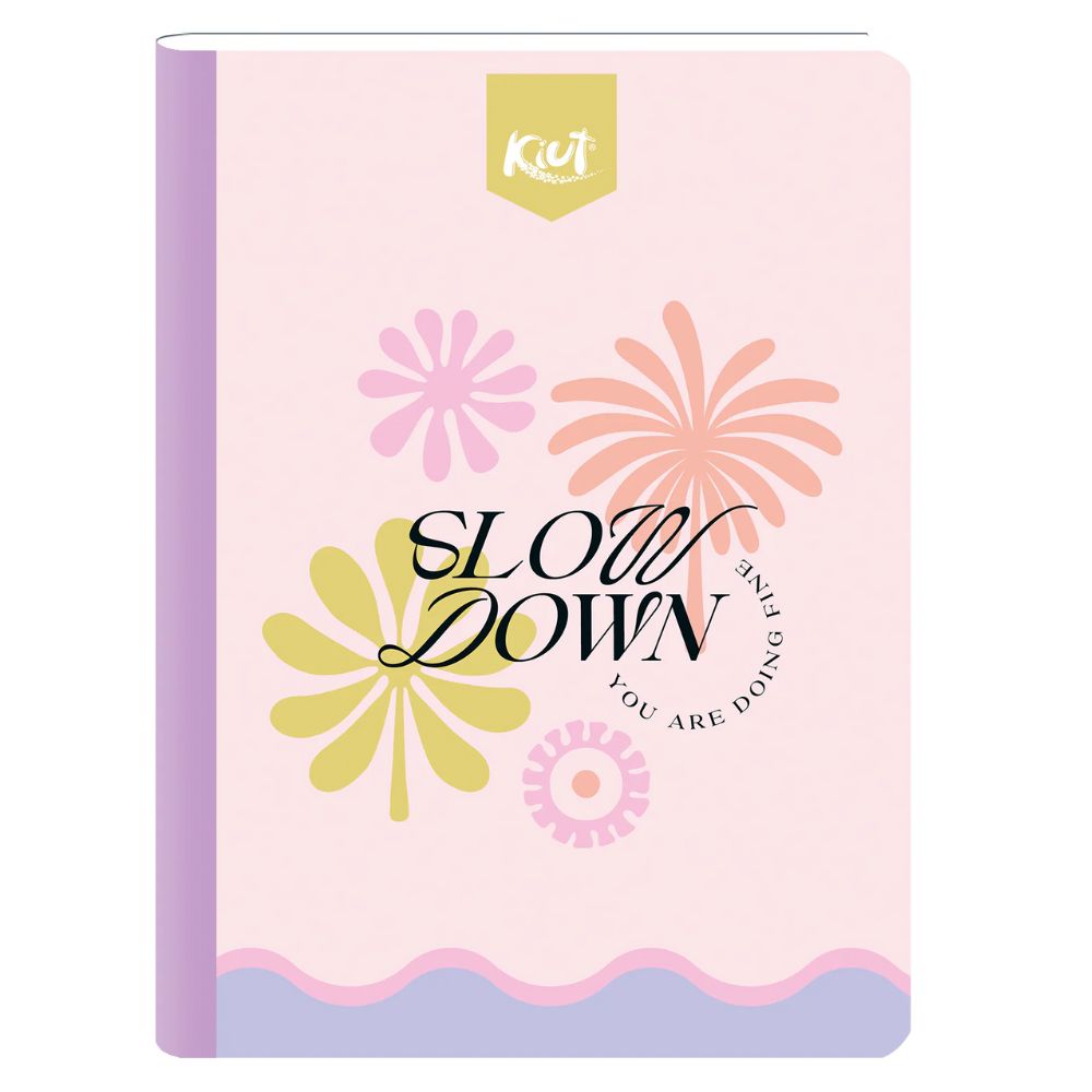 Kiut Cuaderno Cuadriculada 100 Hojas Con Sitckers Diseños Surtidos