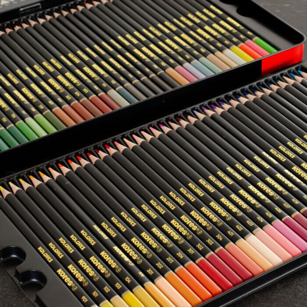 Kores 72 Kolores Selection Estuche de Metal