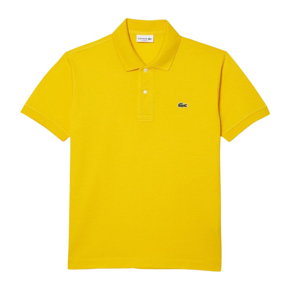Lacoste Chemise Amarilla Para Caballero