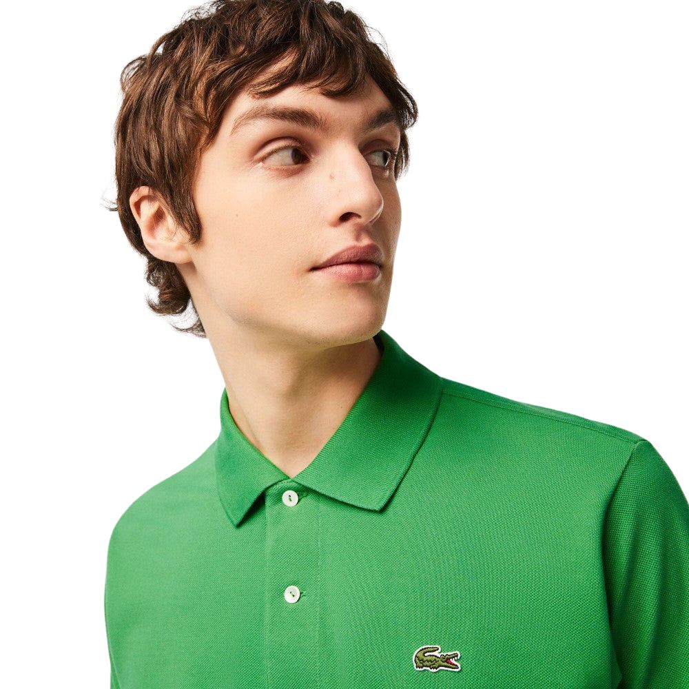 Lacoste Chemise Verde Claro Para Caballero