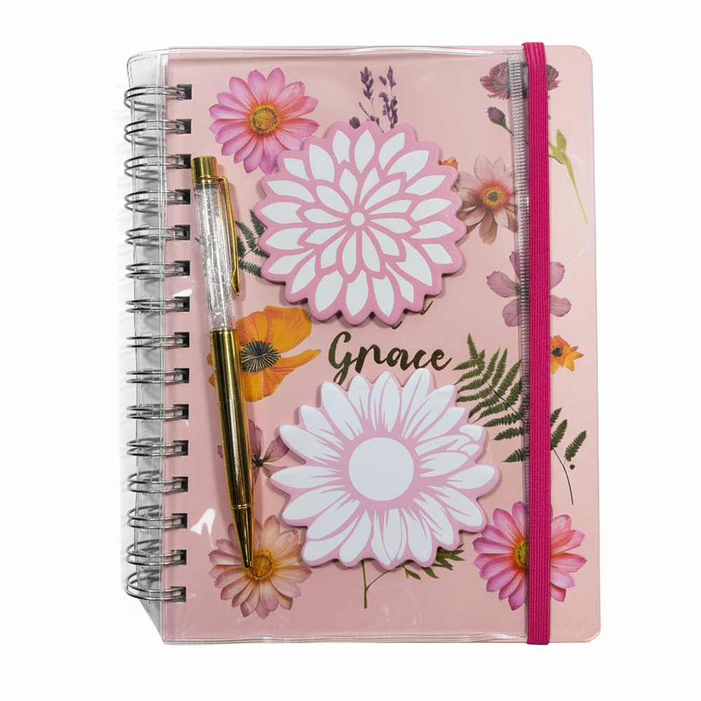 Botum Libreta Espiral Con Bolígrafo Grow With Grace