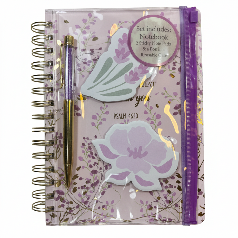 Botum Libreta Espiral Con Bolígrafo Be Still And Know That I'm With You